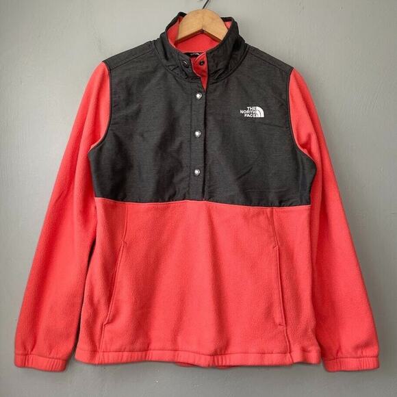 The North Face Womens Size Medium Coral Fleece Tundra 1/4 Snap Jacket Gorpcore - Picture 1 of 10